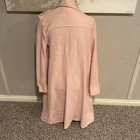 Steve Madden Pink Duster with gun-metal hardware, textured fabric size small - Picture 6 of 8